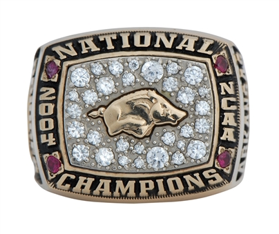 2004 Arkansas Razorbacks NCAA Track Championship Ring - Maurice Bridges